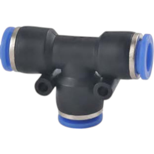 PE Serisi T Bağlantı (4mm – 16mm) – Pnömatik Hortum T Rekoru